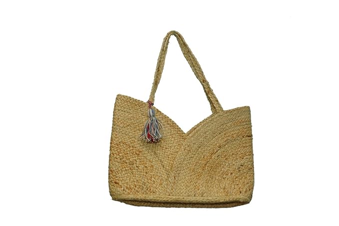 Versatile Jute Hand Bag – Beige