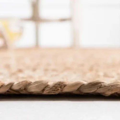 Natural Jute Hand-Braided Rectangle/Round Rugs & Carpets