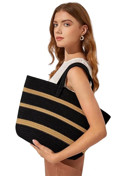Women’s Stylish Pure Jute Boho Sling & Tote Handbag, Purse