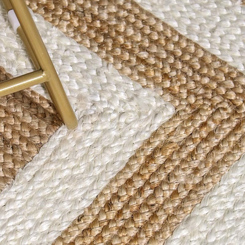 Braided Jute Reversible & Multi Striped Rug