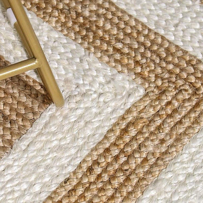 Braided Jute Reversible & Multi Striped Rug