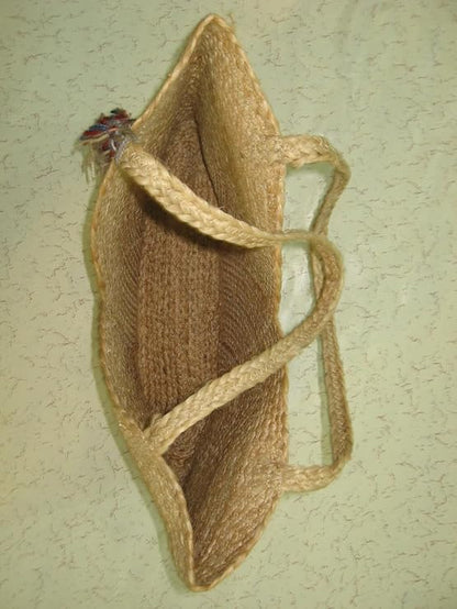 Versatile Jute Hand Bag – Beige